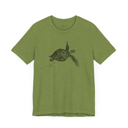 Sea Turtle Unisex Jersey Short Sleeve Tee