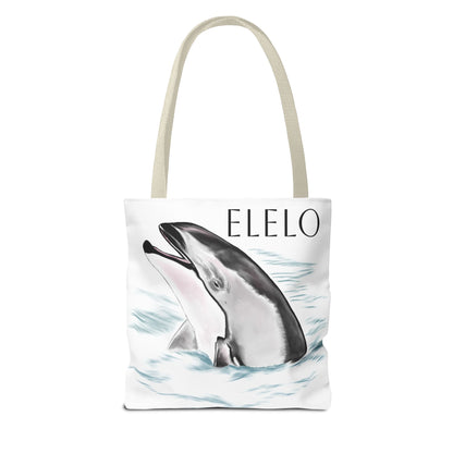 Elelo Pacific White Sided Dolphin Tote Bag (AOP)