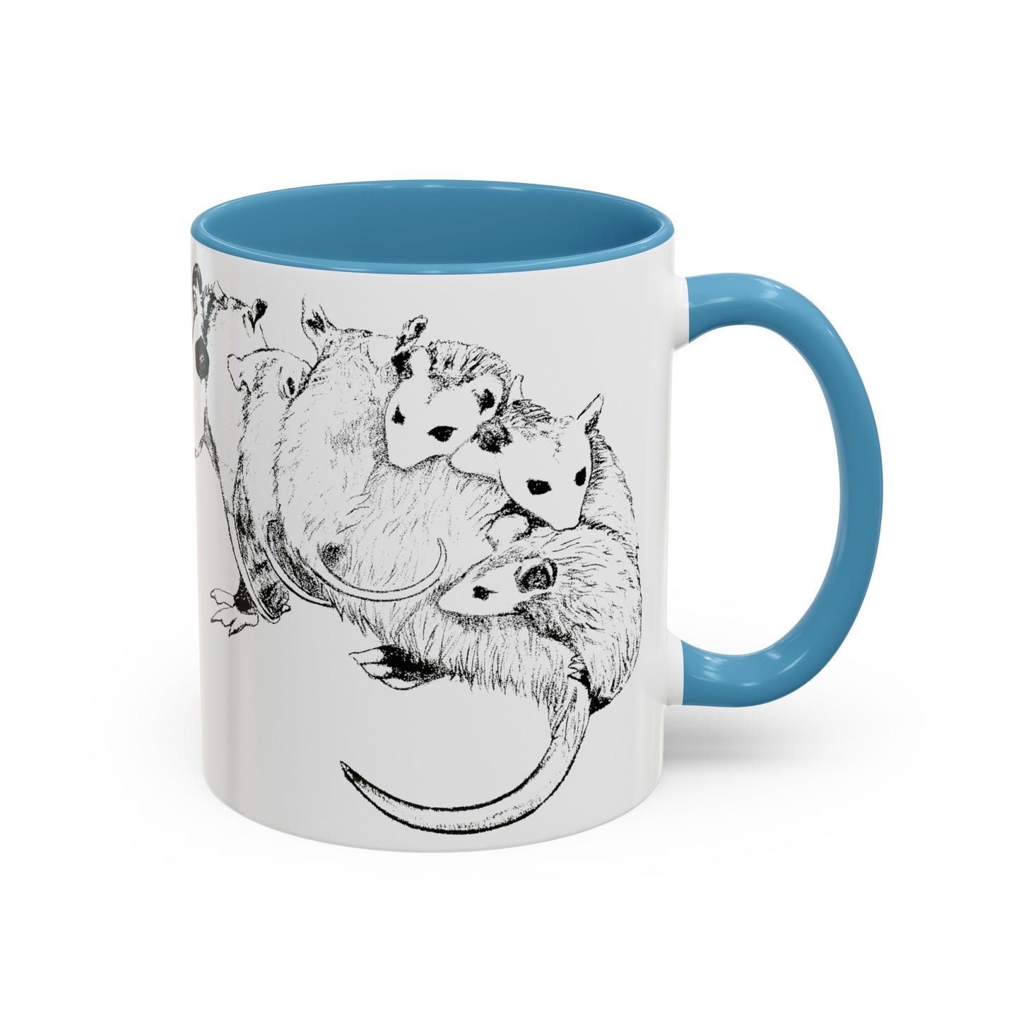 Opossum Accent Coffee Mug (11, 15oz)