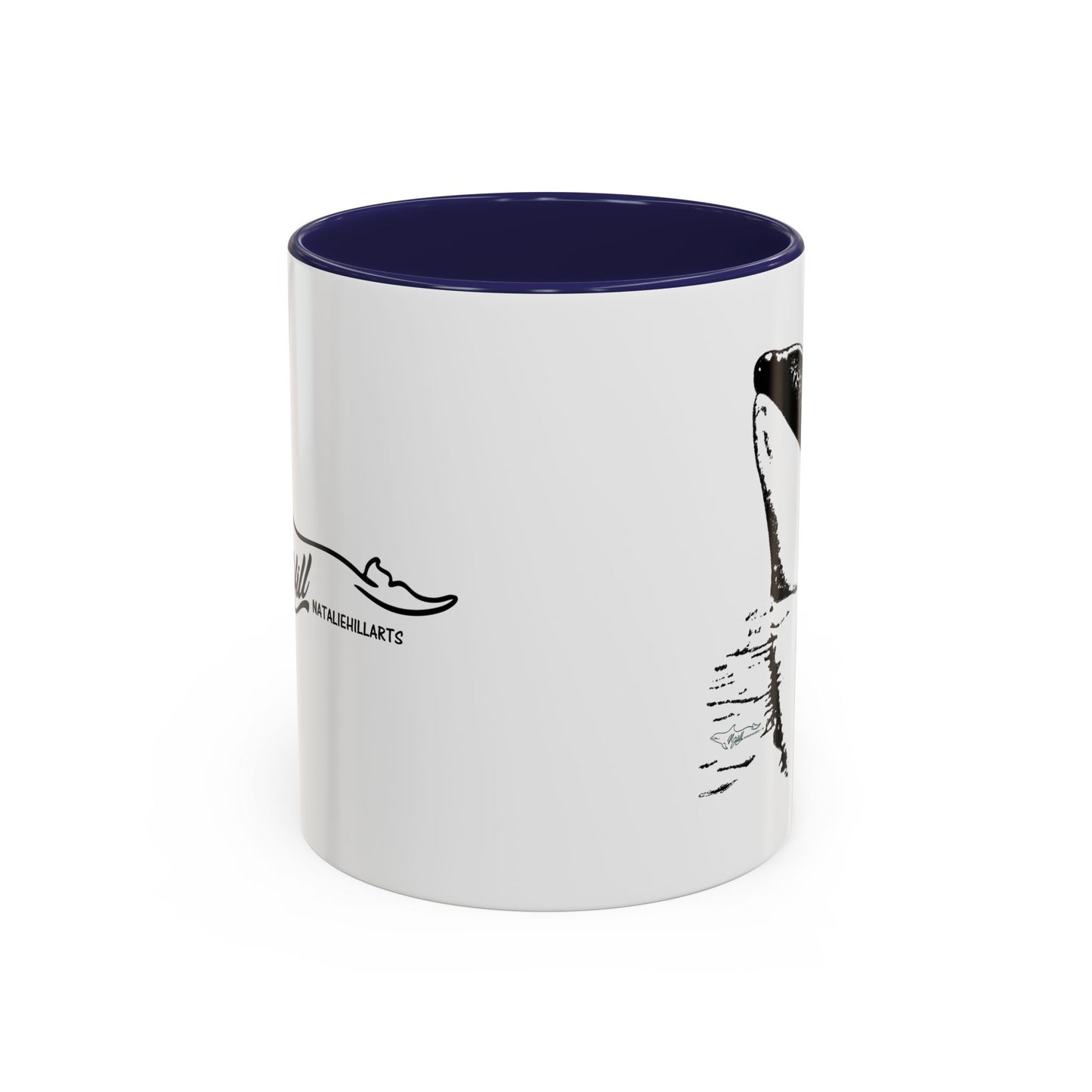 Tiki Treasure Orca Accent Coffee Mug, 11oz