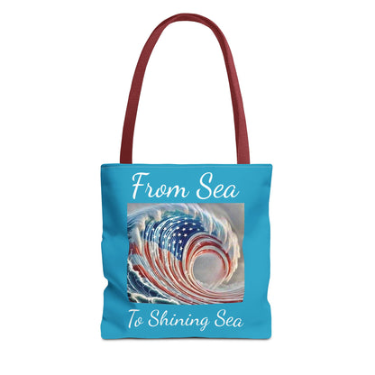 Flag Ocean Tote Bag (AOP)