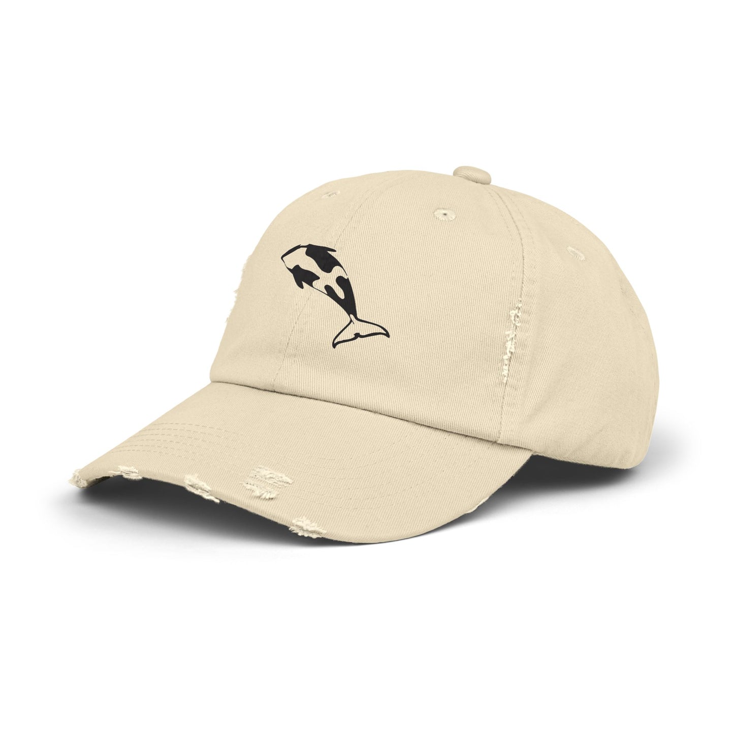 Orca Breach Unisex Distressed Cap