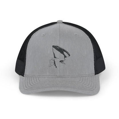 Orca Whale Snapback Trucker Cap