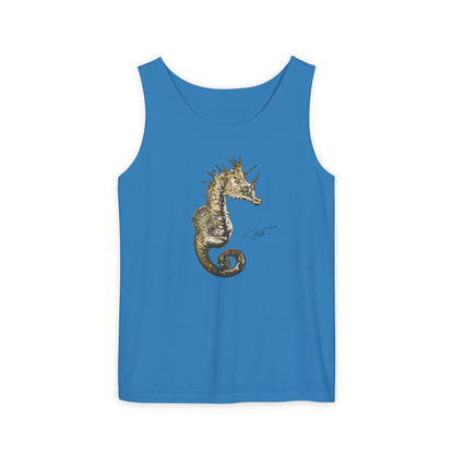 Sea Horse Unisex Garment-Dyed Tank Top