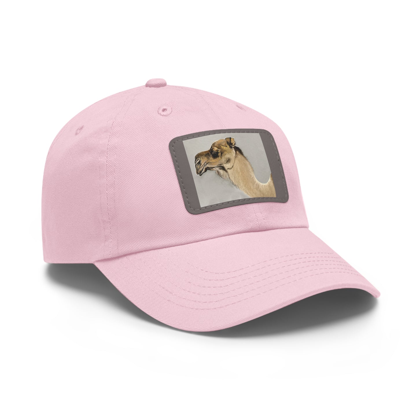 Clyde The Camel Hat with Leather Patch (Rectangle)