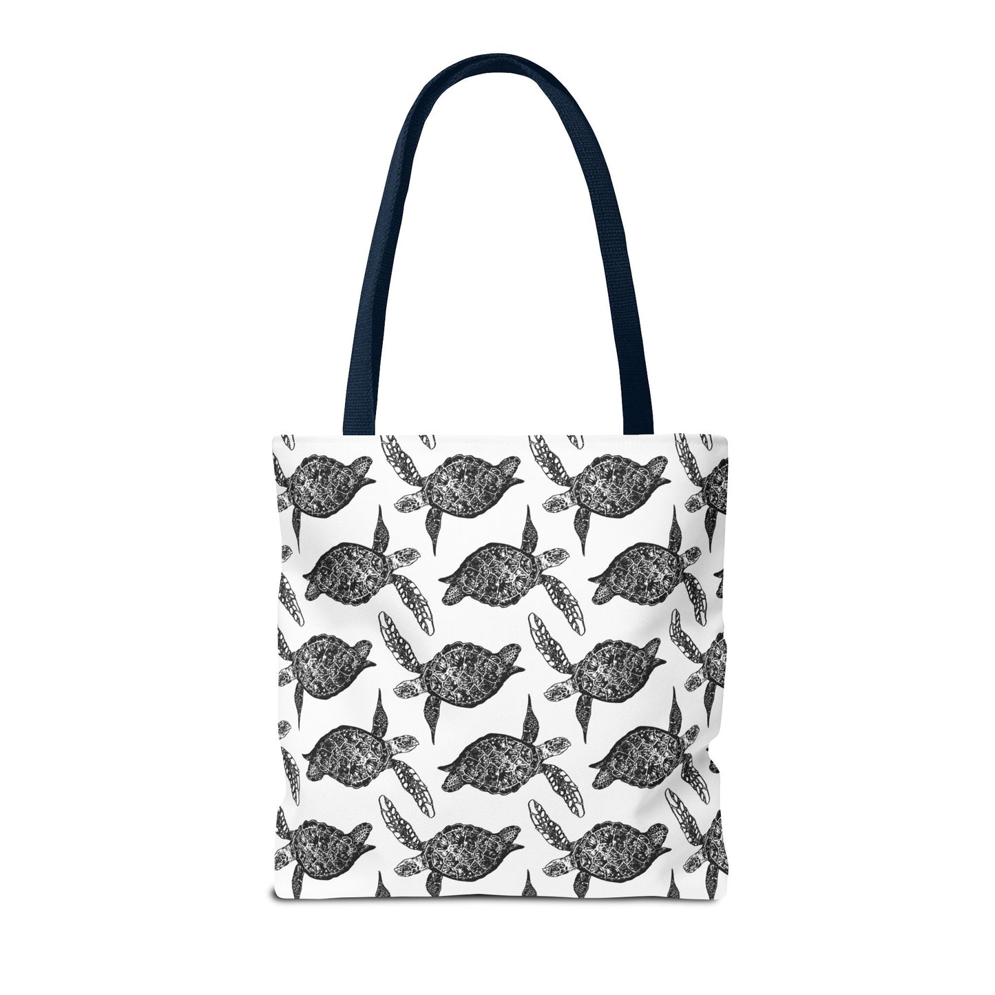 Sea Turtle Tote Bag White(AOP)