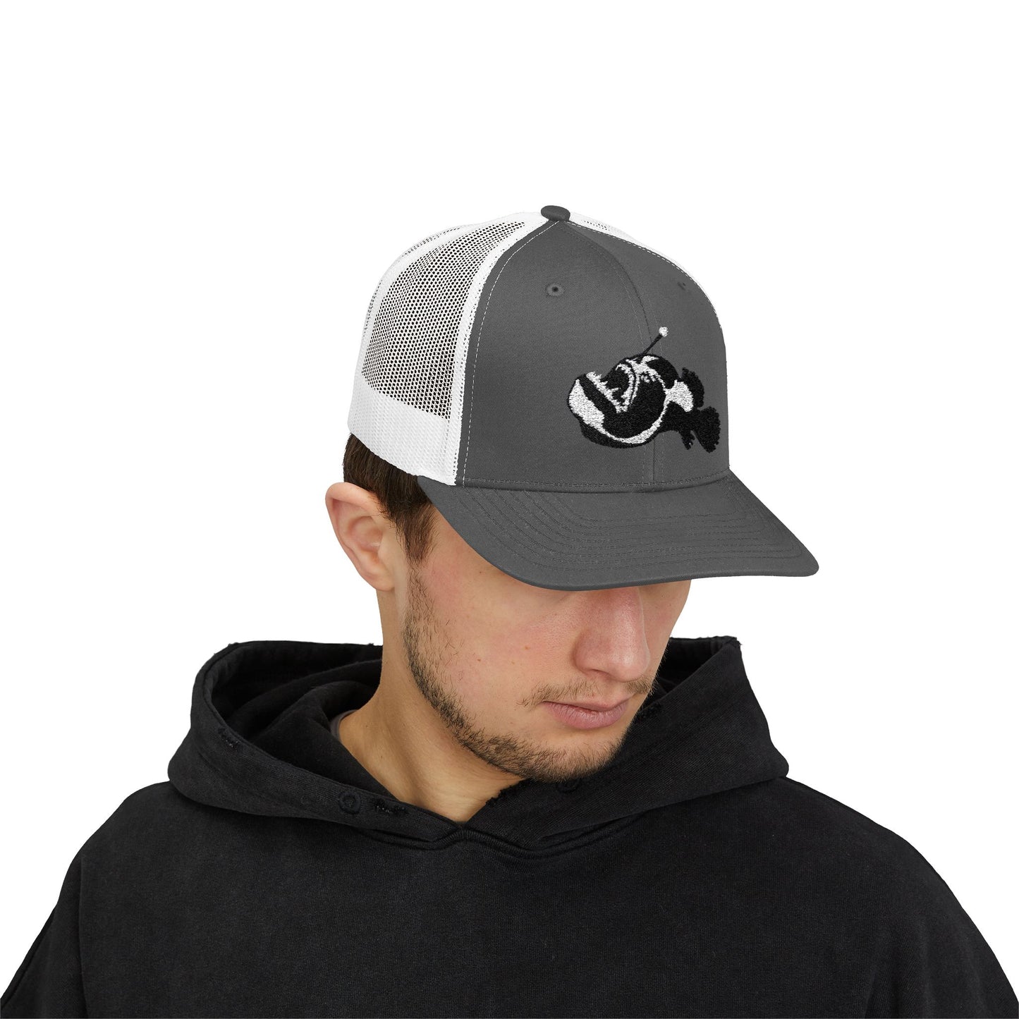 Angler Fish Snapback Trucker Cap
