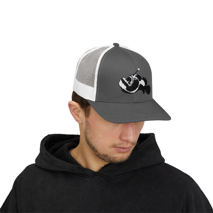 Angler Fish Snapback Trucker Cap