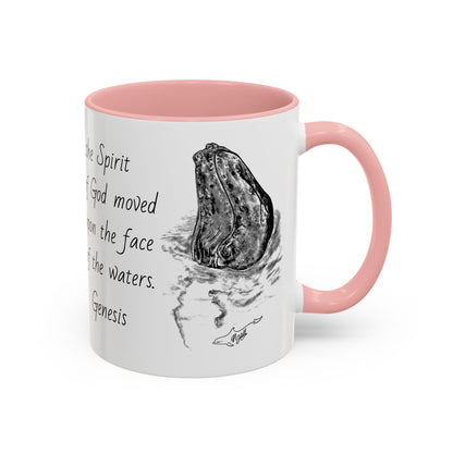 Humpback Whale Accent Coffee Mug, 11oz