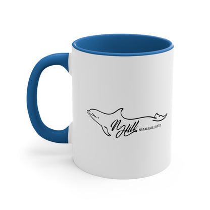 North Atlantic Right Whale Accent Coffee Mug, 11oz