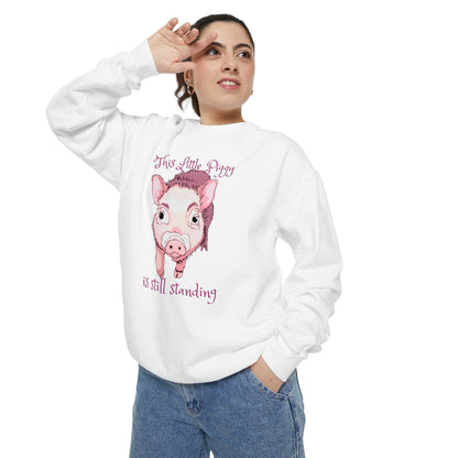 This Little Piggy Unisex Garment-Dyed Sweatshirt