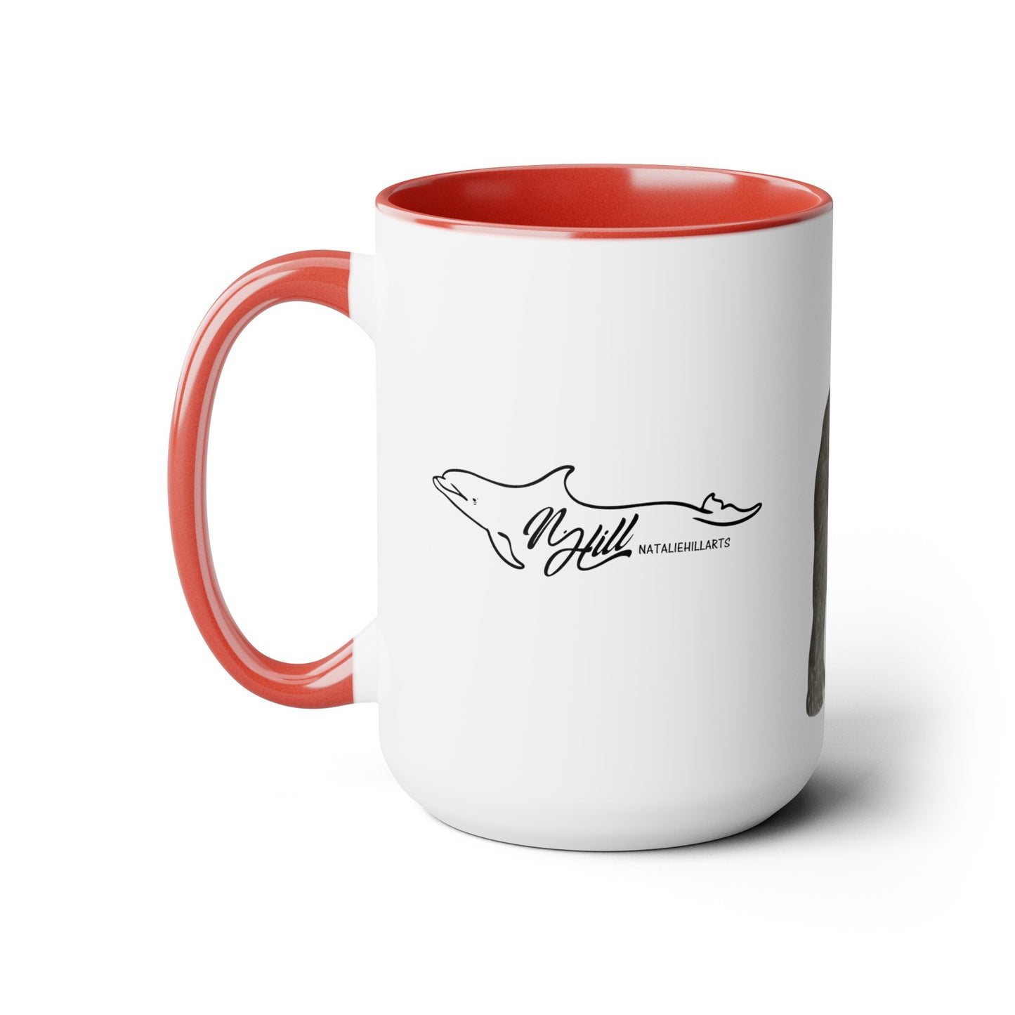 Elephant Two-Tone Coffee Mugs, 15oz