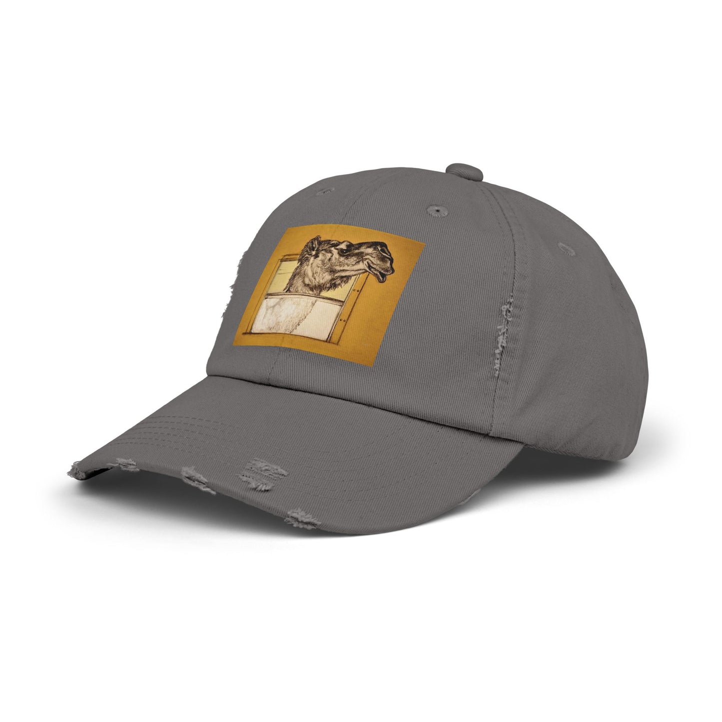 Bussin Clyde The Camel Unisex Distressed Cap