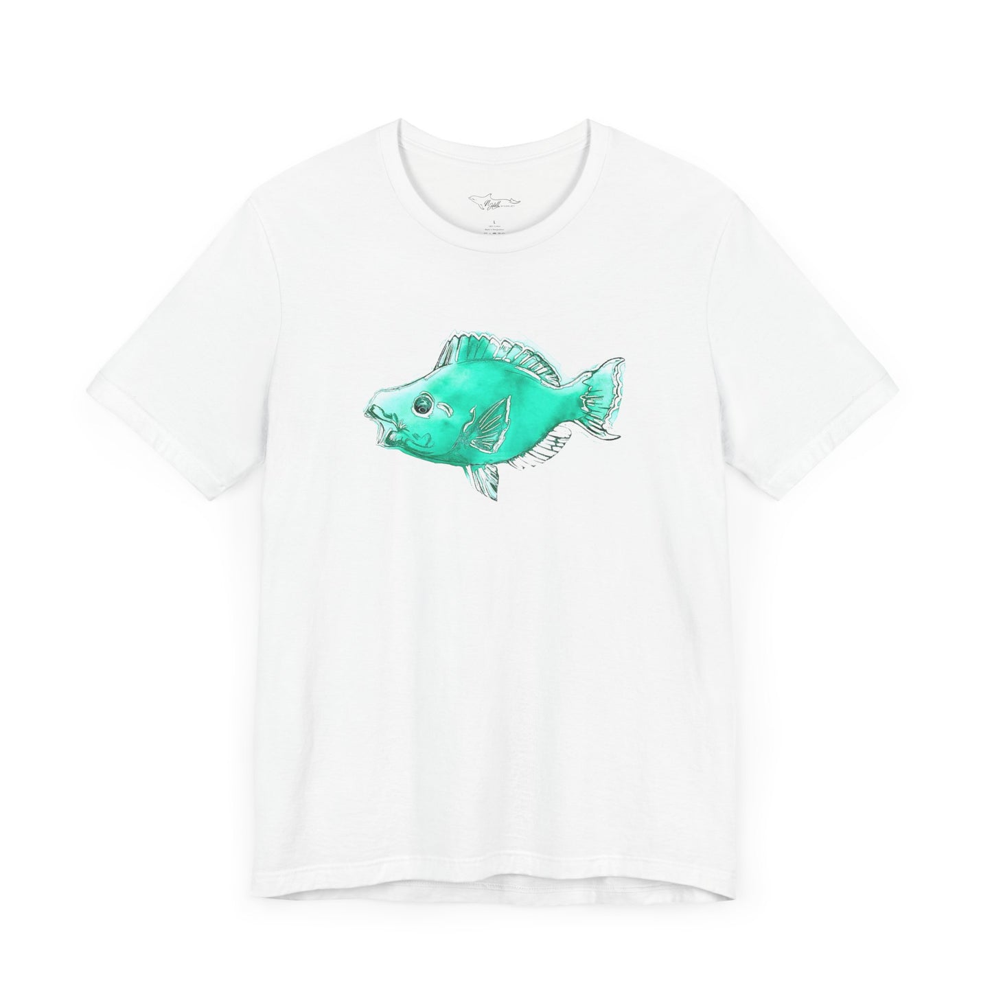 Blue Parrot Fish Unisex Jersey Short Sleeve Tee