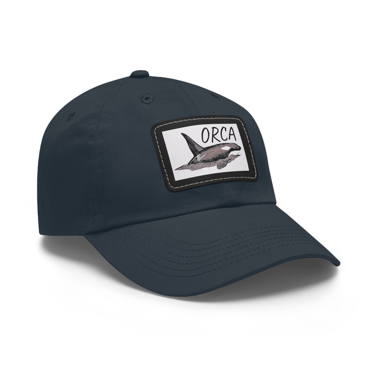 Orca Hat with Leather Patch (Rectangle)