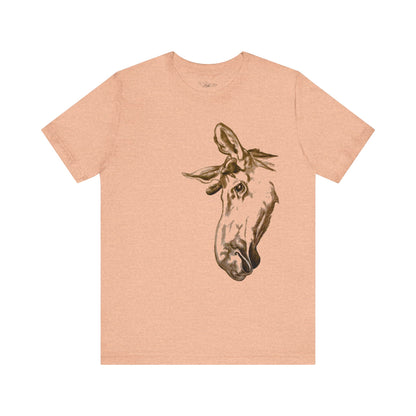 Curious Moose Unisex Jersey Short Sleeve Tee