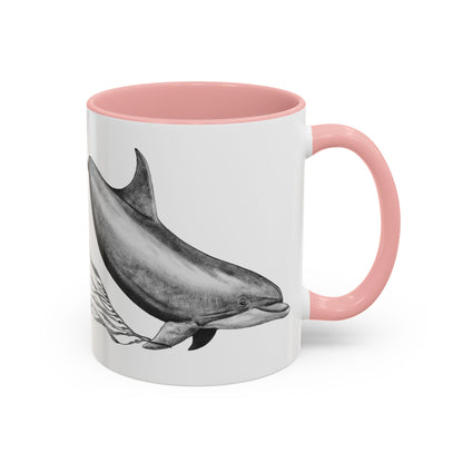 Dolphin Accent Coffee Mug, 11oz