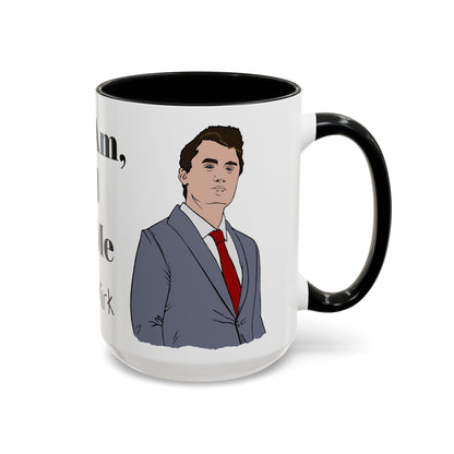 Here I Am, Lord Send Me- Charlie Kirk Accent Coffee Mug 15oz