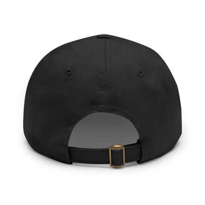 Pilot Whale Hat with Leather Patch (Rectangle)