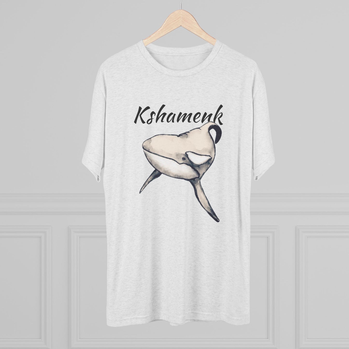 Kshamenk Orca Whale Unisex Tri-Blend Crew Tee