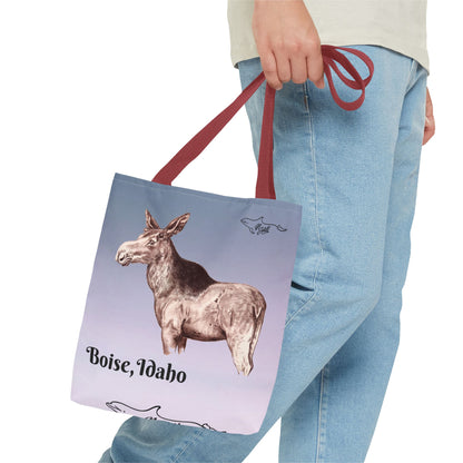 Boise Idaho Moose Tote Bag (AOP)