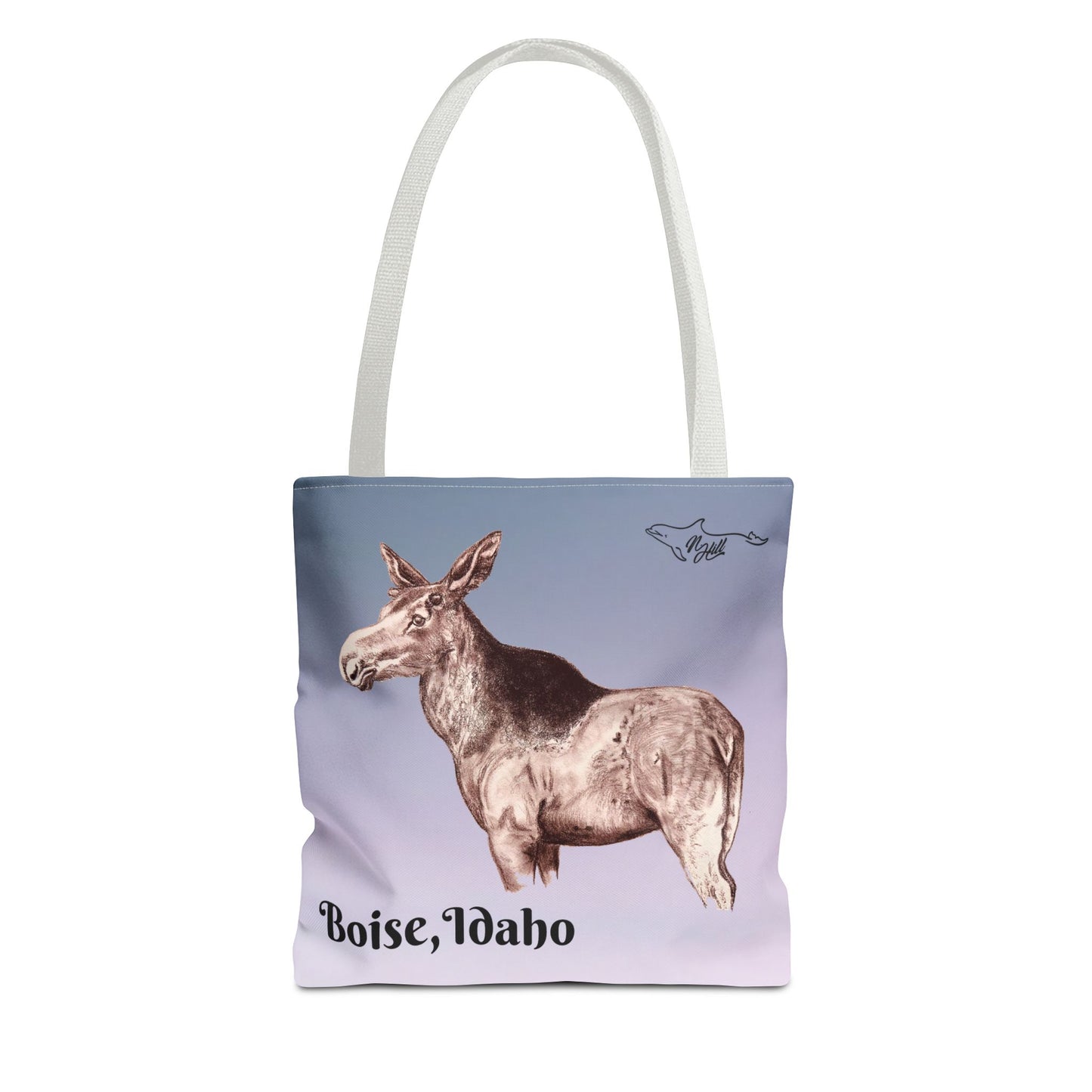 Boise Idaho Moose Tote Bag (AOP)