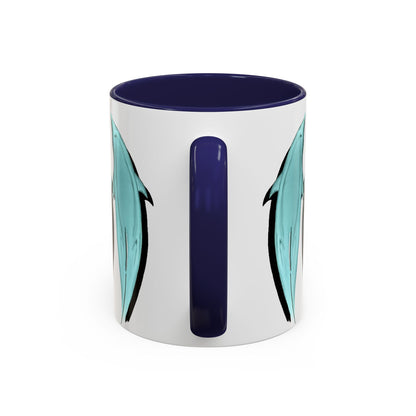 Dolphin Bow Ride Accent Coffee Mug (11, 15oz)