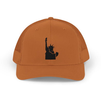 Idaho Statue of Liberty Snapback Trucker Cap