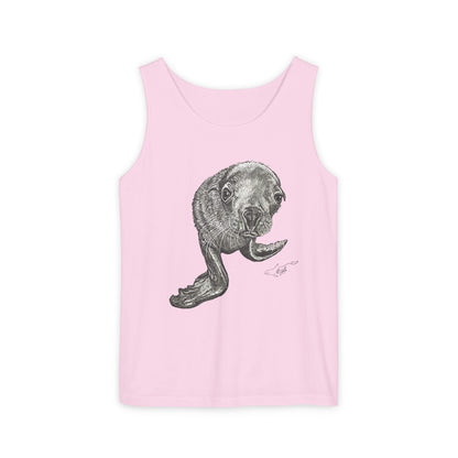 Sea Lion Pup Unisex Garment-Dyed Tank Top