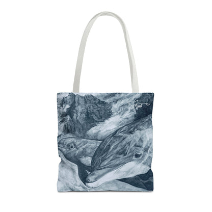 Dolphin Summit Tote Bag (AOP)