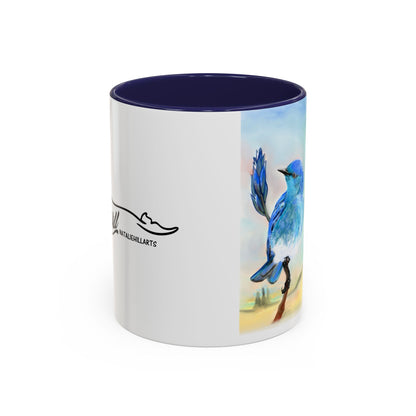 Bless This Day Bluebird Accent Coffee Mug, 11oz