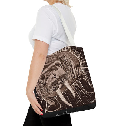 Stellar Walrus Tote Bag (AOP)