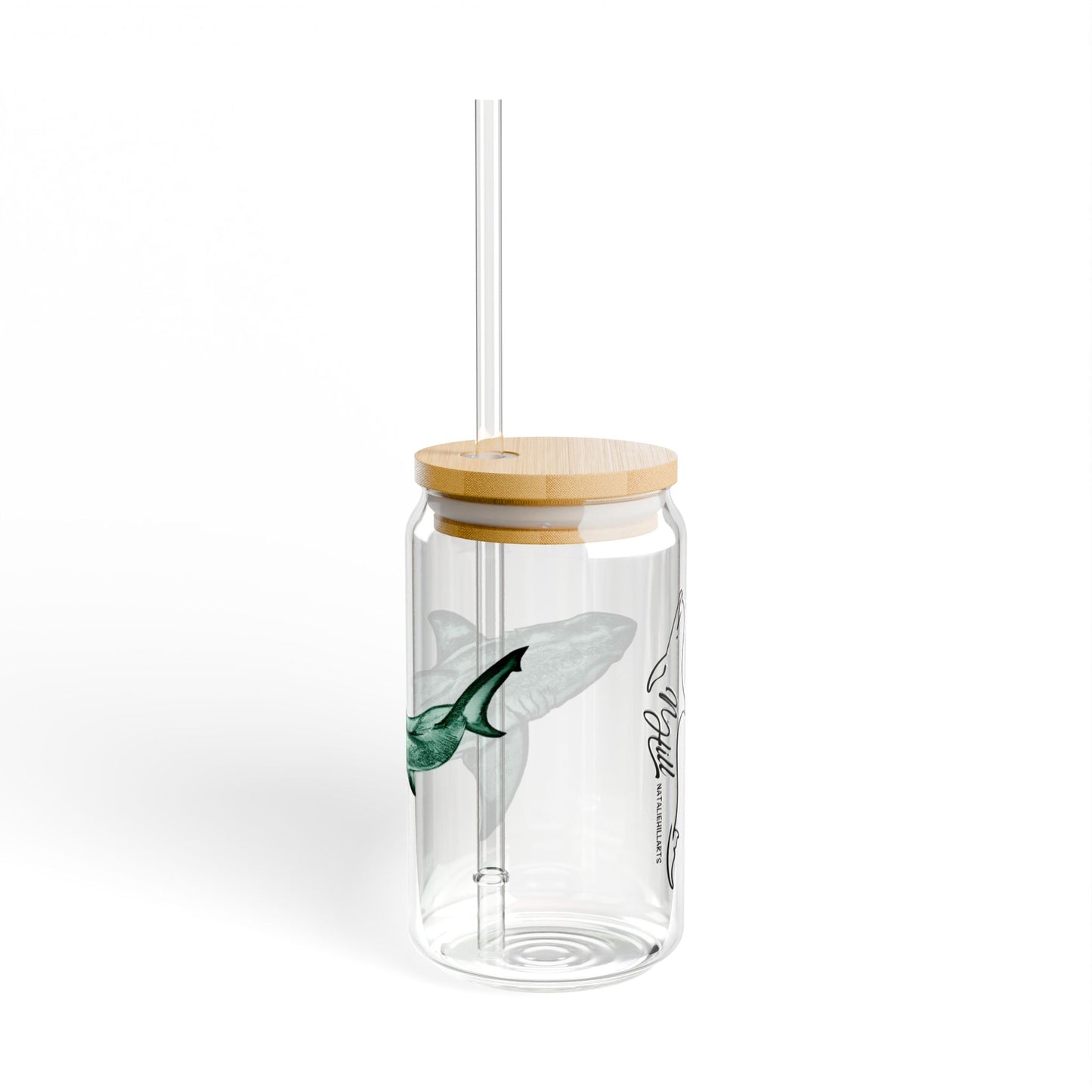 Mako Shark Sipper Glass, 16oz