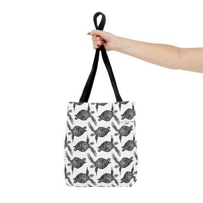 Sea Turtle Tote Bag White(AOP)