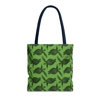 Sea Turtle Tote Bag Green (AOP)