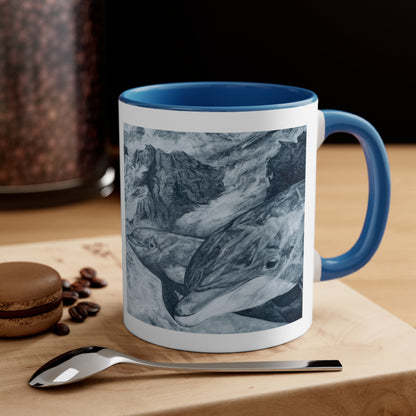 Dolphin Summit Accent Coffee Mug, 11oz