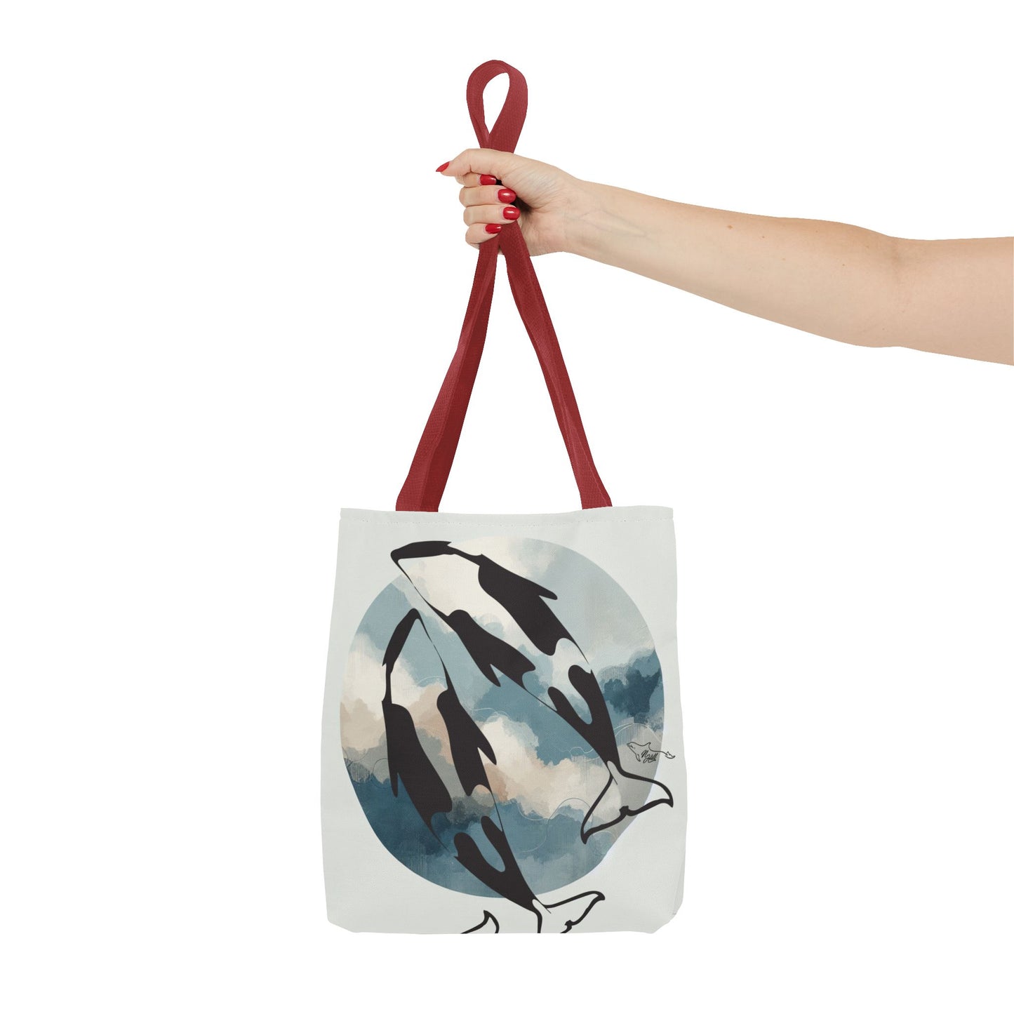 Orcas World Tote Bag (AOP)