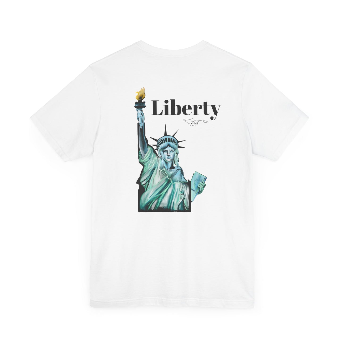 Idaho Statue of Liberty Unisex Jersey Short Sleeve Tee