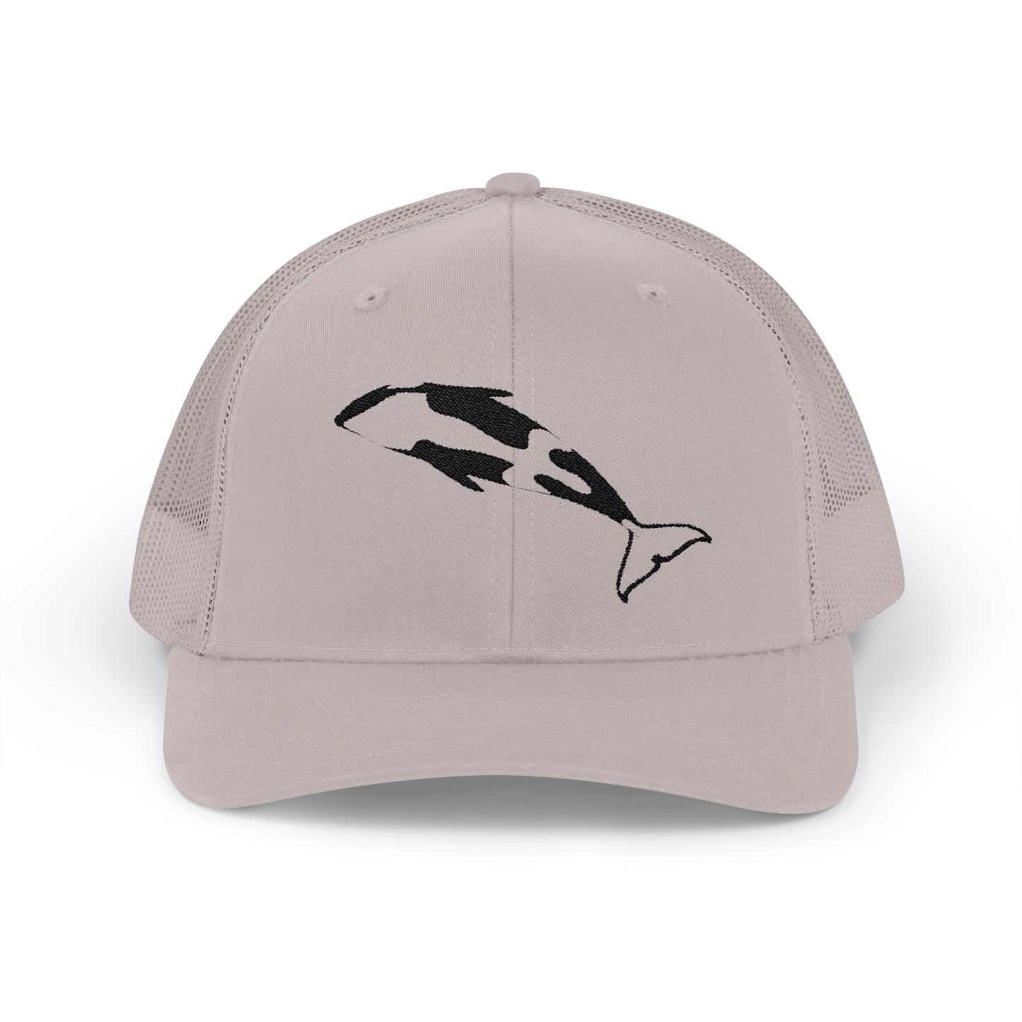 Orca Whale Breach Snapback Trucker Cap