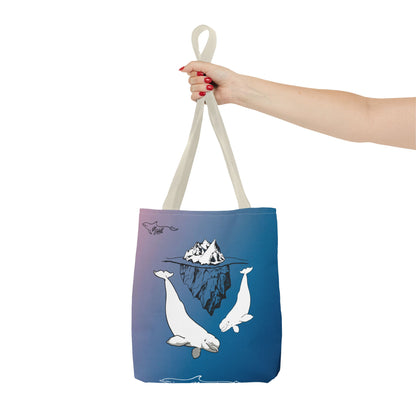 Beluga Whales Tote Bag (AOP)