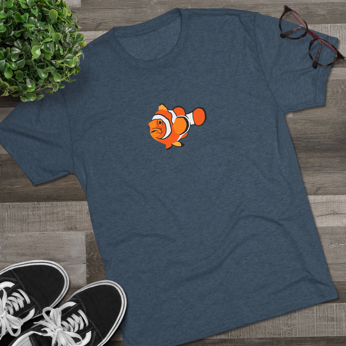Clownfish Unisex Tri-Blend Crew Tee