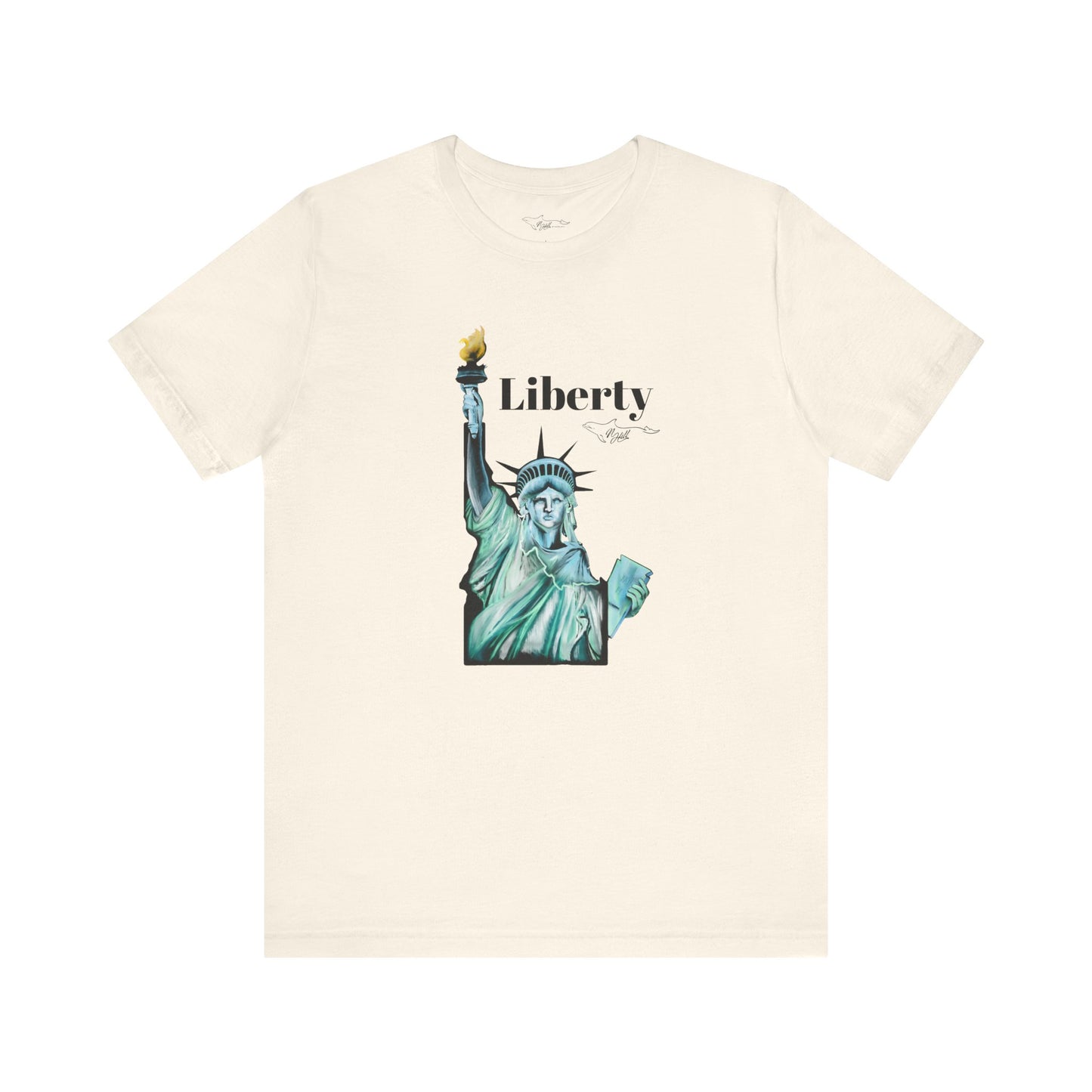 Idaho Statue of Liberty Unisex Jersey Short Sleeve Tee