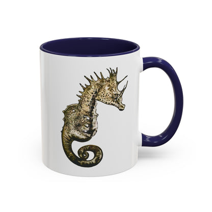 Sea Horse Accent Coffee Mug, 11oz