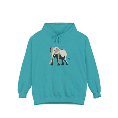 Elephant Unisex Garment-Dyed Hoodie