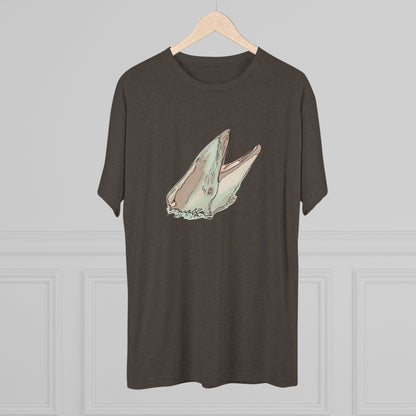 Pacific White Sided Dolphin Unisex Tri-Blend Crew Tee