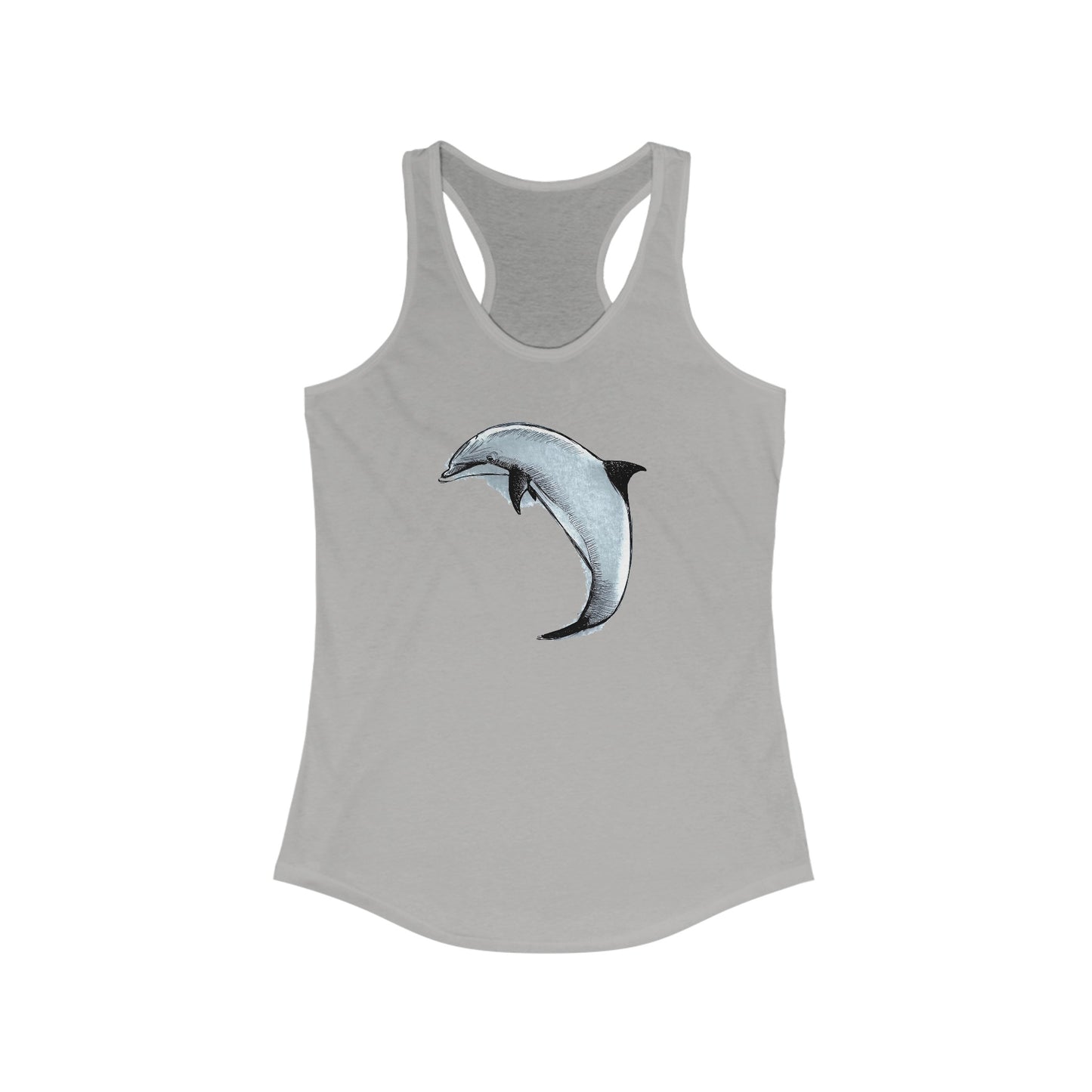 Dolphin Women's Ideal Racerback Tank