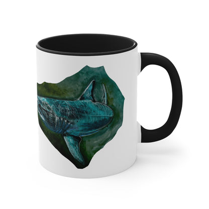 Mako Shark Accent Coffee Mug, 11oz