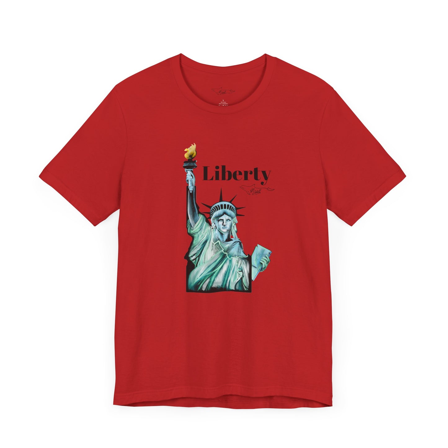 Idaho Statue of Liberty Unisex Jersey Short Sleeve Tee