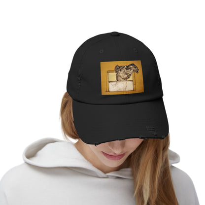 Bussin Clyde The Camel Unisex Distressed Cap