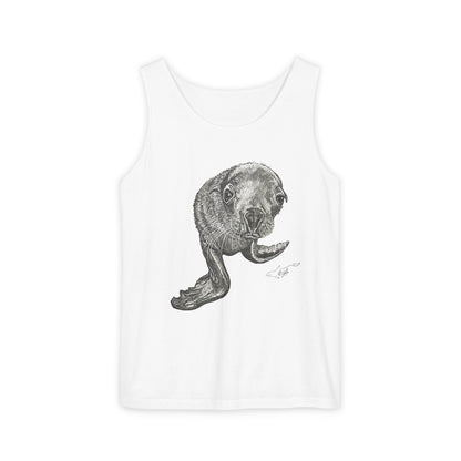 Sea Lion Pup Unisex Garment-Dyed Tank Top